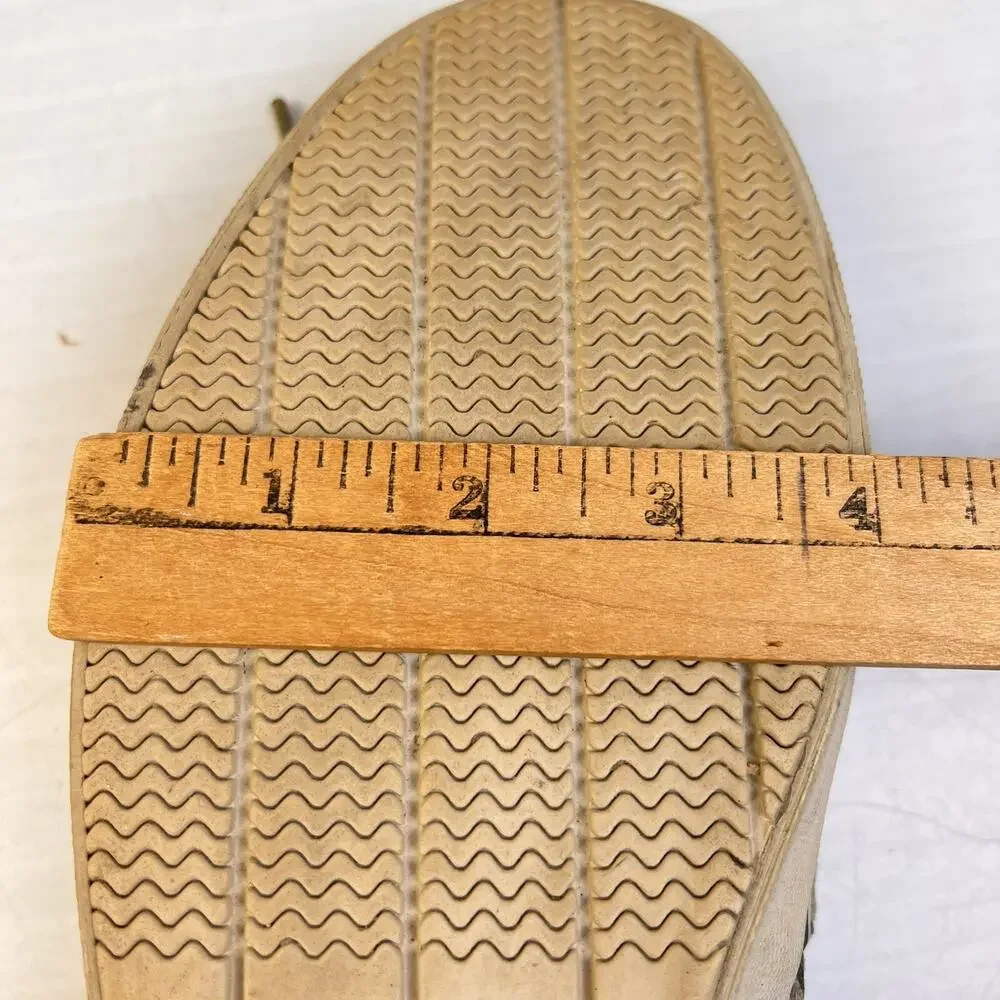 Sperry Topsides Boat Shoes Men's 11.5 M Gray Argyle Preppy Canvas Summer Beach